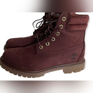 Women's Waterville Burgandy Timberland Boots